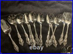 Oneida Monte Carlo Stainless Flatware Set Huge Lot