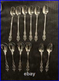 Oneida Monte Carlo Stainless Flatware Set Huge Lot