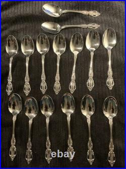 Oneida Monte Carlo Stainless Flatware Set Huge Lot
