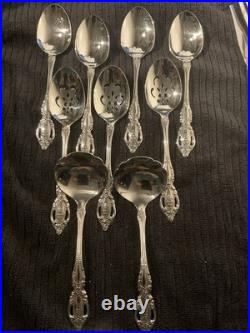 Oneida Monte Carlo Stainless Flatware Set Huge Lot