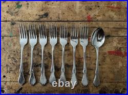 Oneida Morning Blossom Flatware Stainless (set Of 8) Oneida Morning Blossom Flatware Stainless (set Of 8)