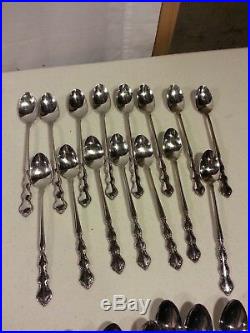 Oneida Mozart Pattern Deluxe Stainless 169 piece lot