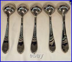 Oneida NEW YORK pattern Stainless 18/10, 5 Dinner Forks, 5 Spoons, 4 salad forks