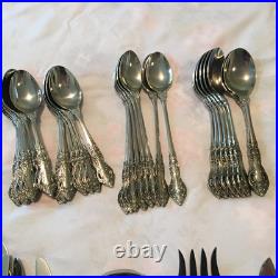 Oneida Northland BATON ROUGE Stainless Japan Flatware 70 PC Service 8 Complete