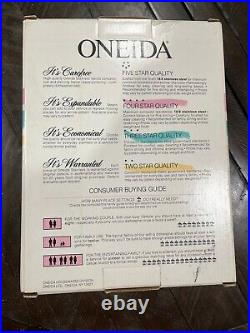 Oneida Northland Glissade 45 Piece Complete Service For 8 Stainless Flatware NIB