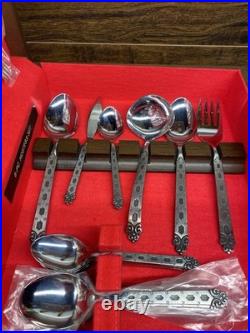 Oneida Northland San Francisco Stainless Flatware 70pc Service 8 Chest