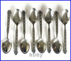 Oneida Northland San Francisco Stainless Flatware Set 59 Pc Japan Black