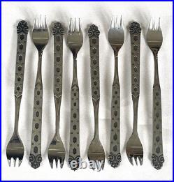 Oneida Northland San Francisco Stainless Flatware Set 59 Pc Japan Black