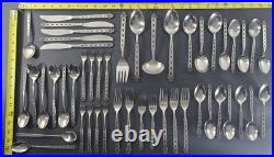 Oneida / Northland San Francisco Vintage 48 Pc. Set Stainless Flatware Lot Japan