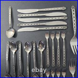 Oneida / Northland San Francisco Vintage 48 Pc. Set Stainless Flatware Lot Japan