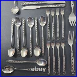 Oneida / Northland San Francisco Vintage 48 Pc. Set Stainless Flatware Lot Japan