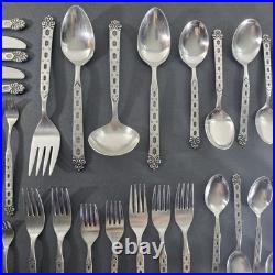Oneida / Northland San Francisco Vintage 48 Pc. Set Stainless Flatware Lot Japan