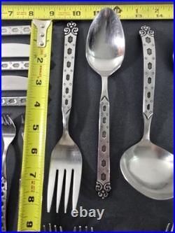 Oneida / Northland San Francisco Vintage 48 Pc. Set Stainless Flatware Lot Japan