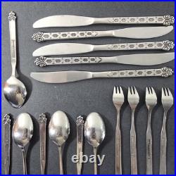 Oneida / Northland San Francisco Vintage 48 Pc. Set Stainless Flatware Lot Japan