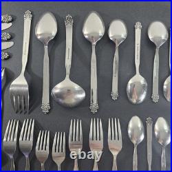 Oneida / Northland San Francisco Vintage 48 Pc. Set Stainless Flatware Lot Japan