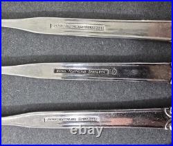 Oneida / Northland San Francisco Vintage 48 Pc. Set Stainless Flatware Lot Japan