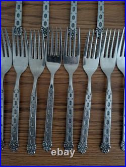 Oneida / Northland San Francisco Vintage 60 Pc. Stainless Flatware Made In Japan