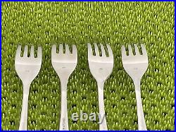 Oneida OTTAWA Stainless 4 Dinner Forks Glossy 18/10 China Flatware E54VG