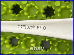Oneida OTTAWA Stainless 4 Teaspoons Glossy 18/10 China Flatware E54VG