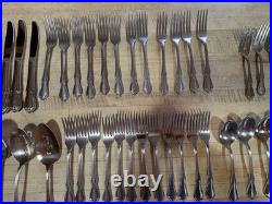 Oneida Oneidacraft Deluxe Stainless CHATEAU 12 plc settings BUNDLE 90 pieces