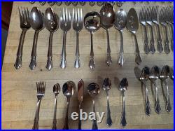 Oneida Oneidacraft Deluxe Stainless CHATEAU 12 plc settings BUNDLE 90 pieces
