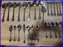 Oneida Oneidacraft Deluxe Stainless CHATEAU 12 plc settings BUNDLE 90 pieces