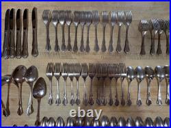 Oneida Oneidacraft Deluxe Stainless CHATEAU 12 plc settings BUNDLE 90 pieces