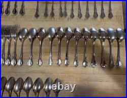 Oneida Oneidacraft Deluxe Stainless CHATEAU 12 plc settings BUNDLE 90 pieces Oneida Oneidacraft Deluxe Stainless CHATEAU 12 plc settings BUNDLE 90 pieces