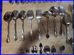 Oneida Oneidacraft Deluxe Stainless CHATEAU 12 plc settings BUNDLE 90 pieces