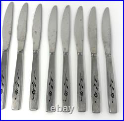 Oneida Oneidacraft LASTING ROSE Stainless Flatware Set 109pc Vintage set