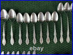 Oneida Oneidaware ANTHEM Stainless Flatware Spoon Fork Knife Serving 82 Pcs