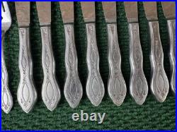 Oneida Oneidaware ANTHEM Stainless Flatware Spoon Fork Knife Serving 82 Pcs