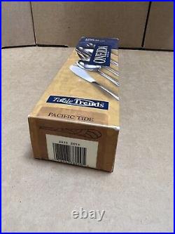 Oneida PACIFIC TIDE 5 Piece Place Setting Stainless 18/8 Flatware USA NEW 1998