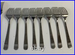 Oneida POMPEI 36 Pc Stainless Flatware Set 6+ Place Settings