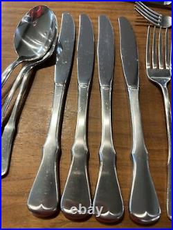 Oneida Patrick Henry stainless flatware setting for 4 & youth set