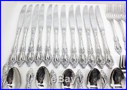 Oneida RAPHAEL Distinction Deluxe Stainless 91pcs 12 Place Settings 7 Serving pc