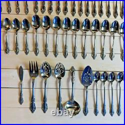 Oneida RAPHAEL Stainless Distinction Deluxe Flatware 85 PCS EUC