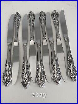 Oneida RENOIR PEMBROOKE Stainless SSS Glossy USA Silverware Set 39 Pieces