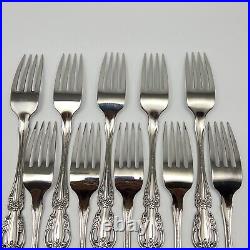 Oneida Raphael Stainless Dinner Fork Distinction HH Flatware 7-1/4 10Pc