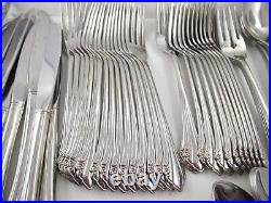 Oneida Repose Bittersweet USA & 1881 Rogers 84 Pc Set 15 Place Settings & Serve