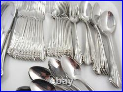 Oneida Repose Bittersweet USA & 1881 Rogers 84 Pc Set 15 Place Settings & Serve