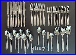 Oneida Risotto 18/10 Stainless Flatware 35 Piece Includes Serving Pieces