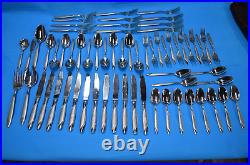 Oneida Risotto 18/10 Stainless Flatware 65 Piece Includes Serving Pieces