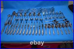 Oneida Risotto 18/10 Stainless Flatware 65 Piece Includes Serving Pieces