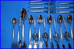 Oneida Risotto 18/10 Stainless Flatware 65 Piece Includes Serving Pieces