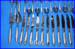 Oneida Risotto 18/10 Stainless Flatware 65 Piece Includes Serving Pieces