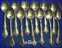 Oneida Rogers' Arbor True Rose' 72 Pc Service for 12+ Stainless Flatware Set