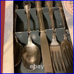 Oneida Rogers Stainless AMADEUS MANSFIELD 50 Piece Service 8 Unused Flatware