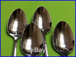 Oneida Royal Flute Community Stainless flatware Four- 6 pc place settings
