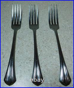 Oneida Rushmore Stainless Flatware Dinner Fork 7 5/8 Silverware 3 Piece Set